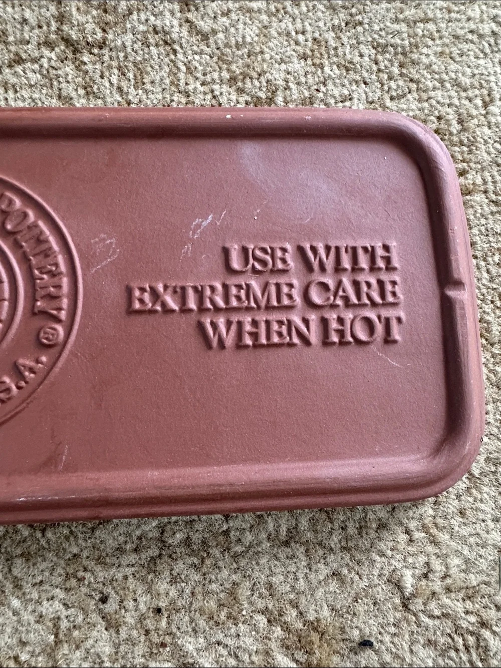 Longaberger bread basket brick warmer